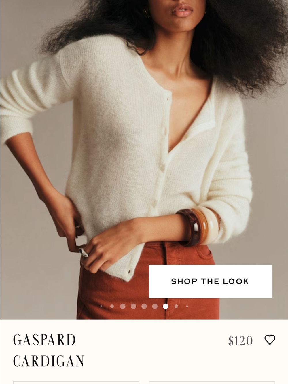 Sezane Gaspard Cardigan in Ecru NWT